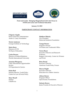 list of participants - Georgetown Law