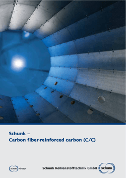 Schunk - Carbon fiber-reinforced carbon (C/C)