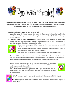 Fun with Phonics
