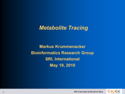 Genome Browser - Bioinformatics Research Group at SRI International
