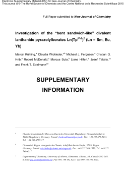 supplementary information - Royal Society of Chemistry