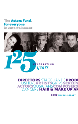 actors dirEcTOrs screenwriters artists composers PrOdUcErs