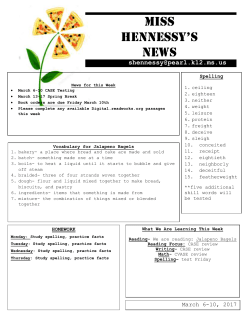 March 6 - Jalapeno Bagels