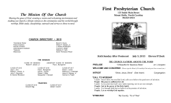 May the Lord Bless You - First Presbyterian Church, Mount Holly, NC