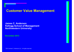 Customer Value Management