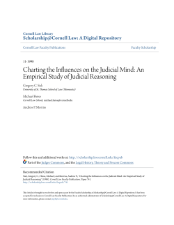 Charting the Influences on the Judicial Mind: An Empirical Study of