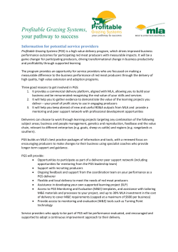 Profitable Grazing Systems flier for service providers_DRAFT
