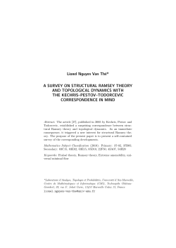 A Survey on Structural Ramsey Theory and Topological Dynamics