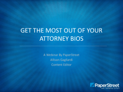 get the most out of your attorney bios