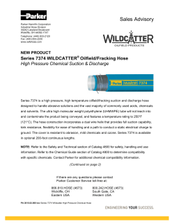 PA 2015.02.005 Series 7374 Wildcatter High Pressure Chemical Hose
