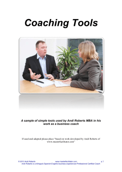 Coaching Tool: Mind Mapping