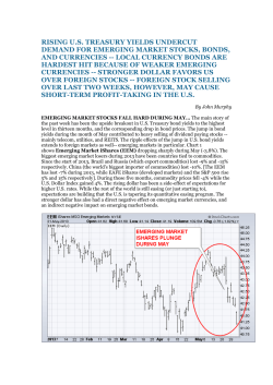 rising us treasury yields undercut demand for emerging market