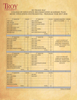 PROGRAM YEAR 2017-2018 COLLEGE OF EDU