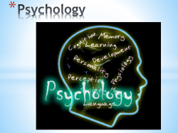 Psychology - HSB4MatQECVI2014