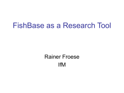 PPT - FishBase