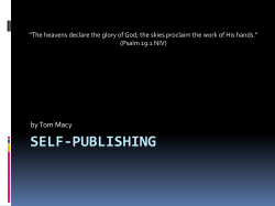 Self Publishing