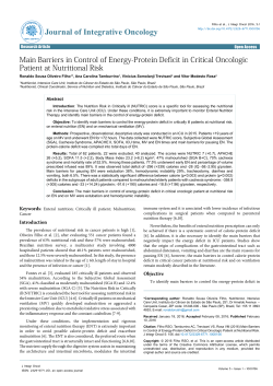 Main Barriers in Control of Energy