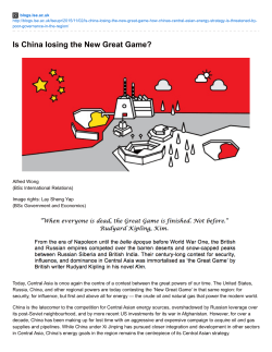 Is China losing the New Great Game?