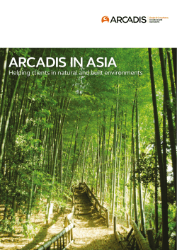 ARCADIS IN ASIA
