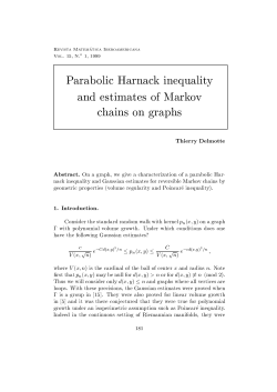Parabolic Harnack inequality and estimates of Markov chains on
