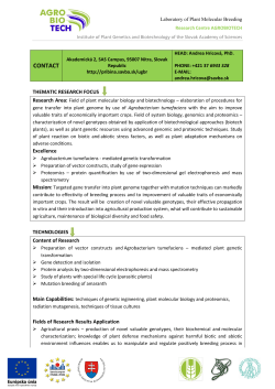 Laboratory of Plant Molecular Breeding