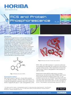 MCS and Protein Phosphorescence