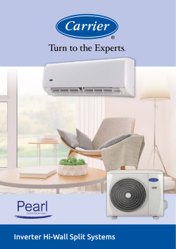 Inverter Hi-Wall Split Systems