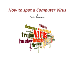 How To Identify A Virus Infected E