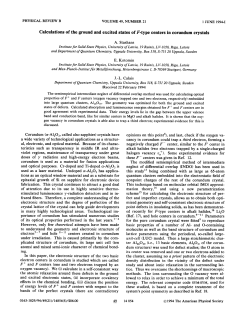 Calculations of the ground and excited states of F