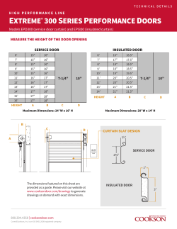 extreme&reg; 300 seriesperformancedoorsd