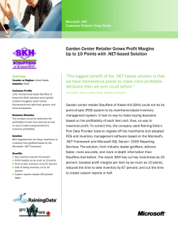 Garden Center Retailer Grows Profit Margins Up