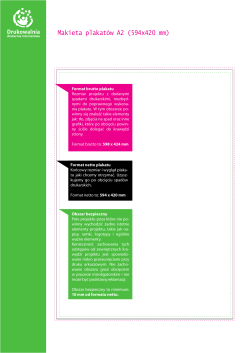 Makieta plakat&oacute;w A2 (594x420 mm)