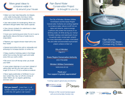 Rain Barrels Conserving Water... Conserving Dollars