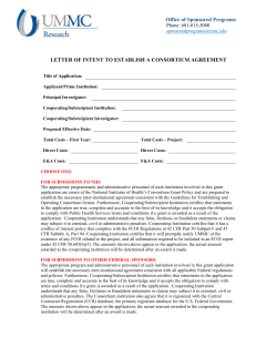 letter of intent - University of Mississippi Medical Center