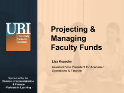 PT Faculty Salary Payouts