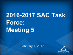 2016-2017 SAC Task Force: Meeting 5