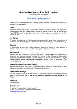 Starship Wednesday Paediatric Update