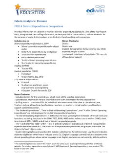 Edwin Analytics Reports Expanded Overview