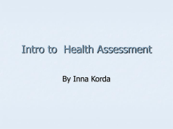 Intro to Assessment