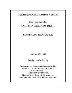 Energy Audit Report