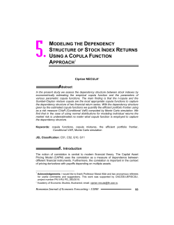 modeling the dependency structure of stock index returns using a