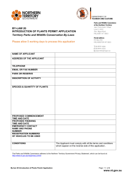 Introduction of plants permit form