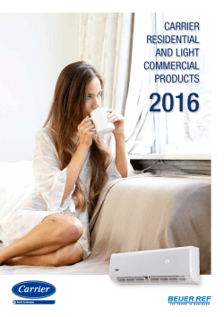 carrier residential and light commercial products