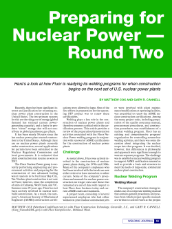 Preparing for Nuclear Power = Round Two
