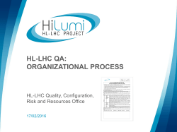 Organizational processes