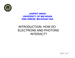 introduction: how do electrons and photons interact?