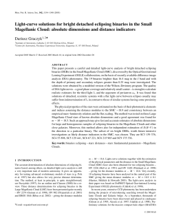 Light-curve solutions for bright detached