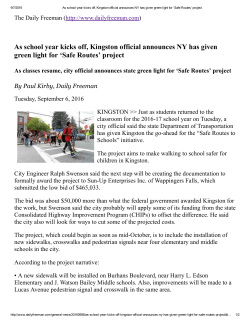 As school year kicks off, Kingston official announces NY has given