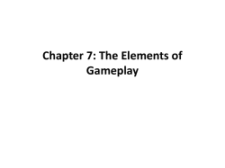 Chapter 7: The Elements of Gameplay
