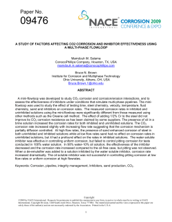 09476 - a study of factors affecting co2 corrosion